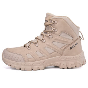 KNHWLk Mens Non Slip Tactical Outdoor Walking Boot