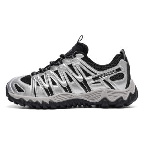 KNHWL Men Lightweight Outdoor Sneakers Non Slip Walking Shoes